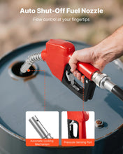 Cargar imagen en el visor de la galería, Kit Surtidor Bomba de Trasvase de Gasolina Gasoil 110V 57 LPM