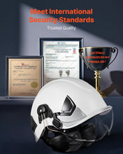 Cargar imagen en el visor de la galería, Casco Seguridad Certificado Ansi/isea Visera Orejeras