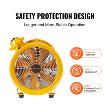 Cargar imagen en el visor de la galería, Turbina Extractor Soplador 12" Antiexplosión ATEX