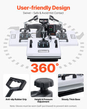 Load image into Gallery viewer, Sublimadora 2 En 1 38x38 1200 Watts