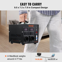 Cargar imagen en el visor de la galería, Convertidor De Voltaje 110/220 2.000 Watts Plus