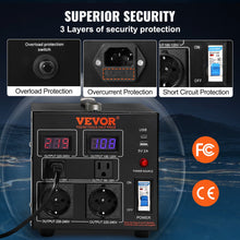 Cargar imagen en el visor de la galería, Convertidor De Voltaje 110/220 2.000 Watts Plus