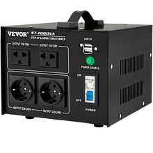 Cargar imagen en el visor de la galería, Convertidor De Voltaje 110/220 1.000 Watts