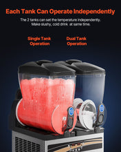 Cargar imagen en el visor de la galería, Máquina Granizadora 2 Tanques de 15 Litros