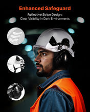 Cargar imagen en el visor de la galería, Casco Seguridad Certificado Ansi/isea Visera Orejeras
