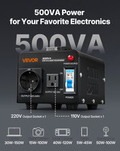 Load image into Gallery viewer, Convertidor De Voltaje 110/220 500 Watts
