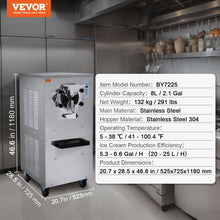 Load image into Gallery viewer, Maquina Mantecadora de Helado Duro 2400 Watts
