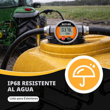 Cargar imagen en el visor de la galería, Medidor Contador de Flujo de Gasolina Agua Aceite Digital 3/4 Y 1p
