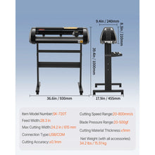 Load image into Gallery viewer, Plotter De Corte Y Dibujo 720 MM USB COM
