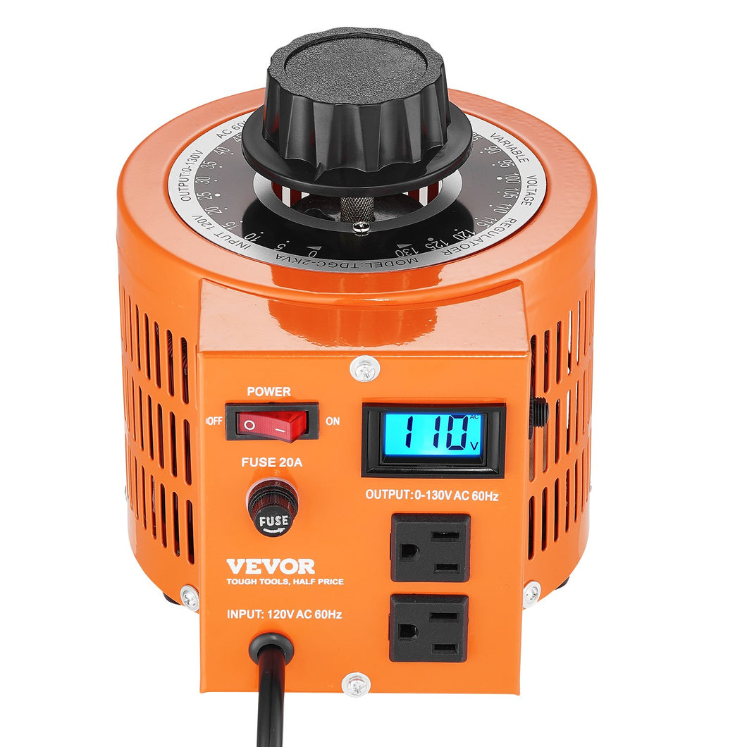 Regulador De Voltaje Variable 500 Va 0-130V