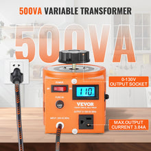 Cargar imagen en el visor de la galería, Regulador De Voltaje Variable 500 Va 0-130V
