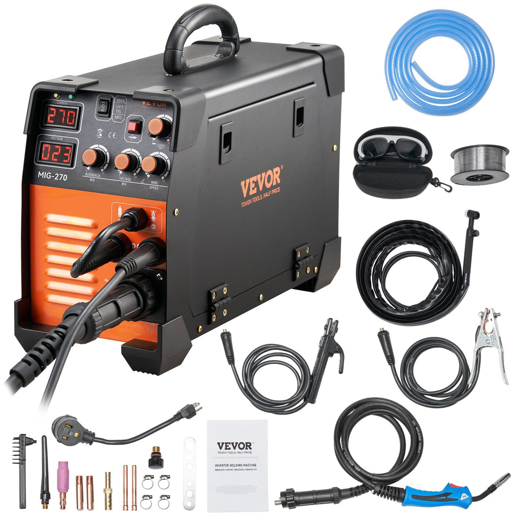 Soldadora 3 En 1 MMA MIG TIG 270 Amp 110v/220v