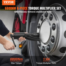Cargar imagen en el visor de la galería, Torquimetro Multiplicador de Fuerza 1:64 6800 Nm 8 Dados
