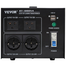 Cargar imagen en el visor de la galería, Convertidor De Voltaje 110/220 1.000 Watts
