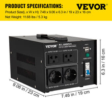 Cargar imagen en el visor de la galería, Convertidor De Voltaje 110/220 1.000 Watts
