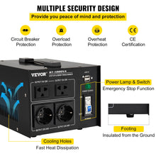 Cargar imagen en el visor de la galería, Convertidor De Voltaje 110/220 1.000 Watts
