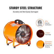 Cargar imagen en el visor de la galería, Turbina Extractor Soplador 8" + Ducto
