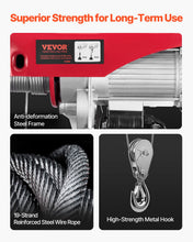 Cargar imagen en el visor de la galería, Polipasto Winche Eléctrico 1.000 Kg Sistema Dual Con Control

