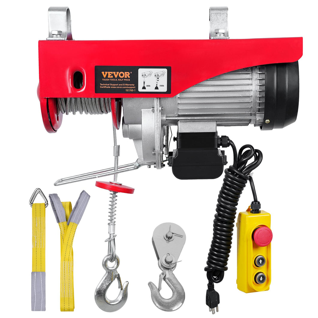 Polipasto Winche Eléctrico 800 Kg Control Remoto