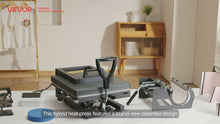 Load and play video in Gallery viewer, Sublimadora 38x38 5en1 1400W
