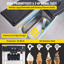 Cargar imagen en el visor de la galería, Maquina de Helado Soft 2200W de Pedestal
