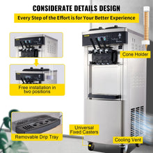 Cargar imagen en el visor de la galería, Maquina de Helado Soft 2200W de Pedestal
