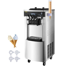 Cargar imagen en el visor de la galería, Maquina de Helado Soft 2200W de Pedestal
