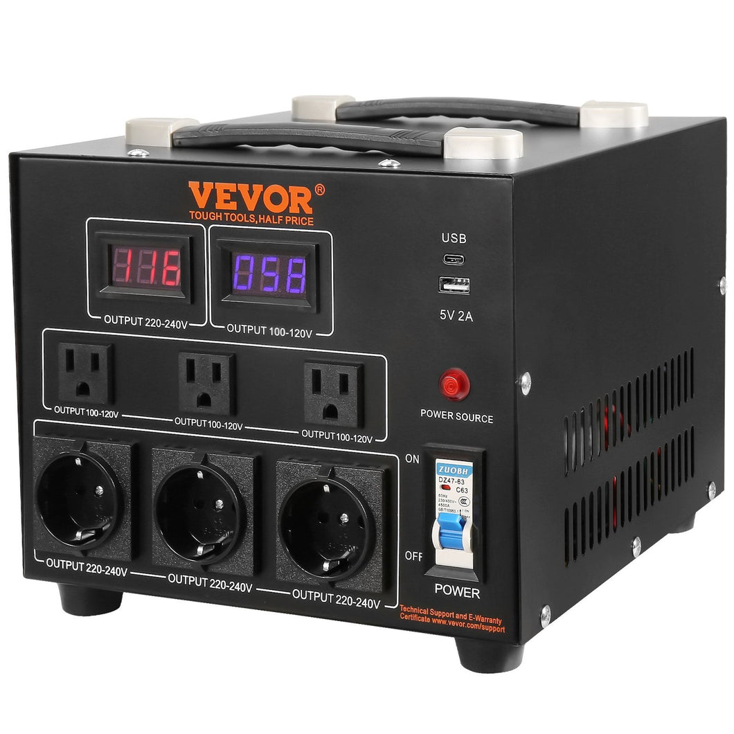 Convertidor De Voltaje 110/220 5.000 Watts Plus