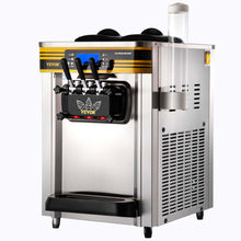 Cargar imagen en el visor de la galería, Maquina de Helado Soft 2350W Sistema de Preenfriamiento Doble Compresor
