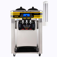 Cargar imagen en el visor de la galería, Maquina de Helado Soft 2350W Sistema de Preenfriamiento Doble Compresor
